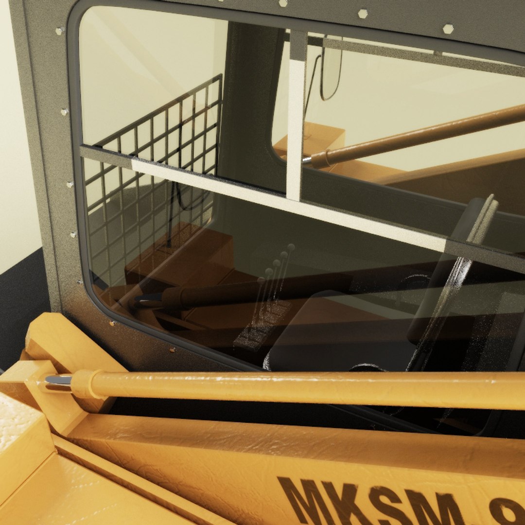 3d Mksm-800 Skid-steer Loader Model