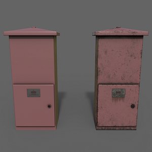 PBR Electric Box Red V4 model