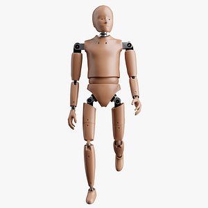 3D Rigged Crash Test Child Dummy