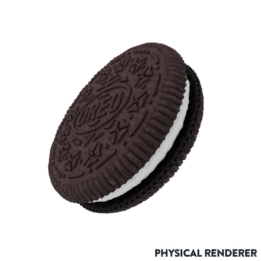 3D Realistic Oreo Cookie Food - TurboSquid 1282459
