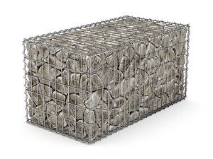 3D basket gabion model