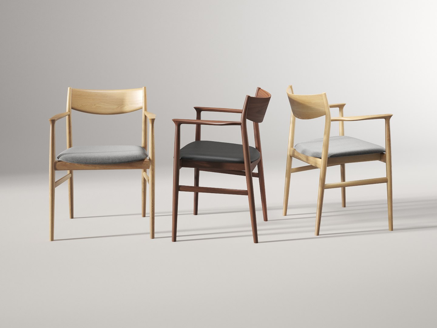 カンディハウス　KAMUY LUX KAMUY LUX Dining Side Chair (Upholstered Seat) | CONDE HOUSE