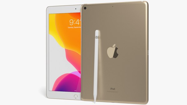 Apple iPad 7 10.2（2019）WiFi＆Cellular Gold3Dモデル - TurboSquid 1482020