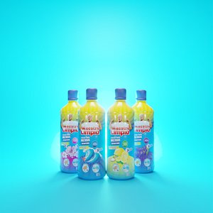 Plastic Cleaning Bottles 1L
