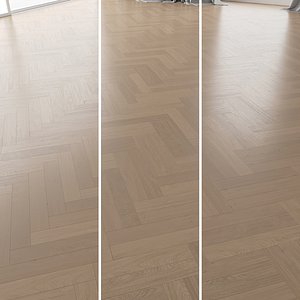 3D model parquet oak canna brushed