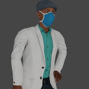 3D Rigged Male Character 28