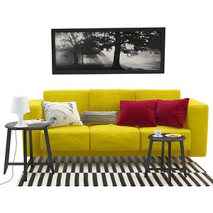 3D ikea furniture sofa
