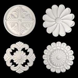 3D model Rosettes 11