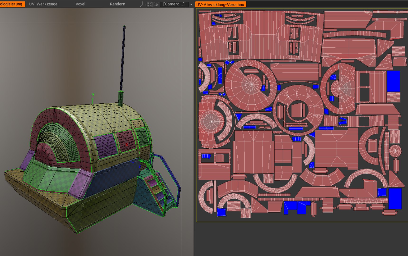 drivers cap module basic 3d model