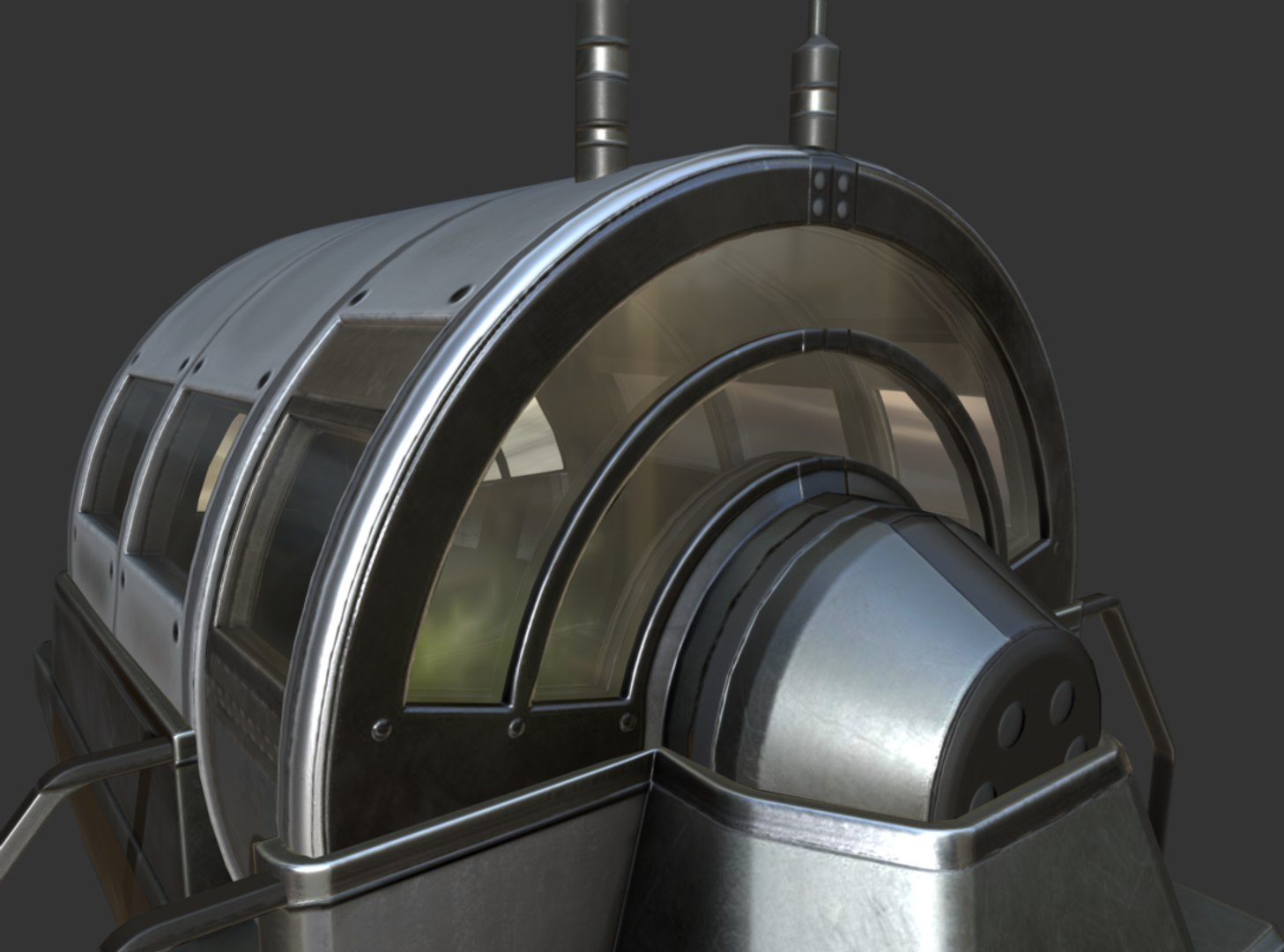 drivers cap module basic 3d model