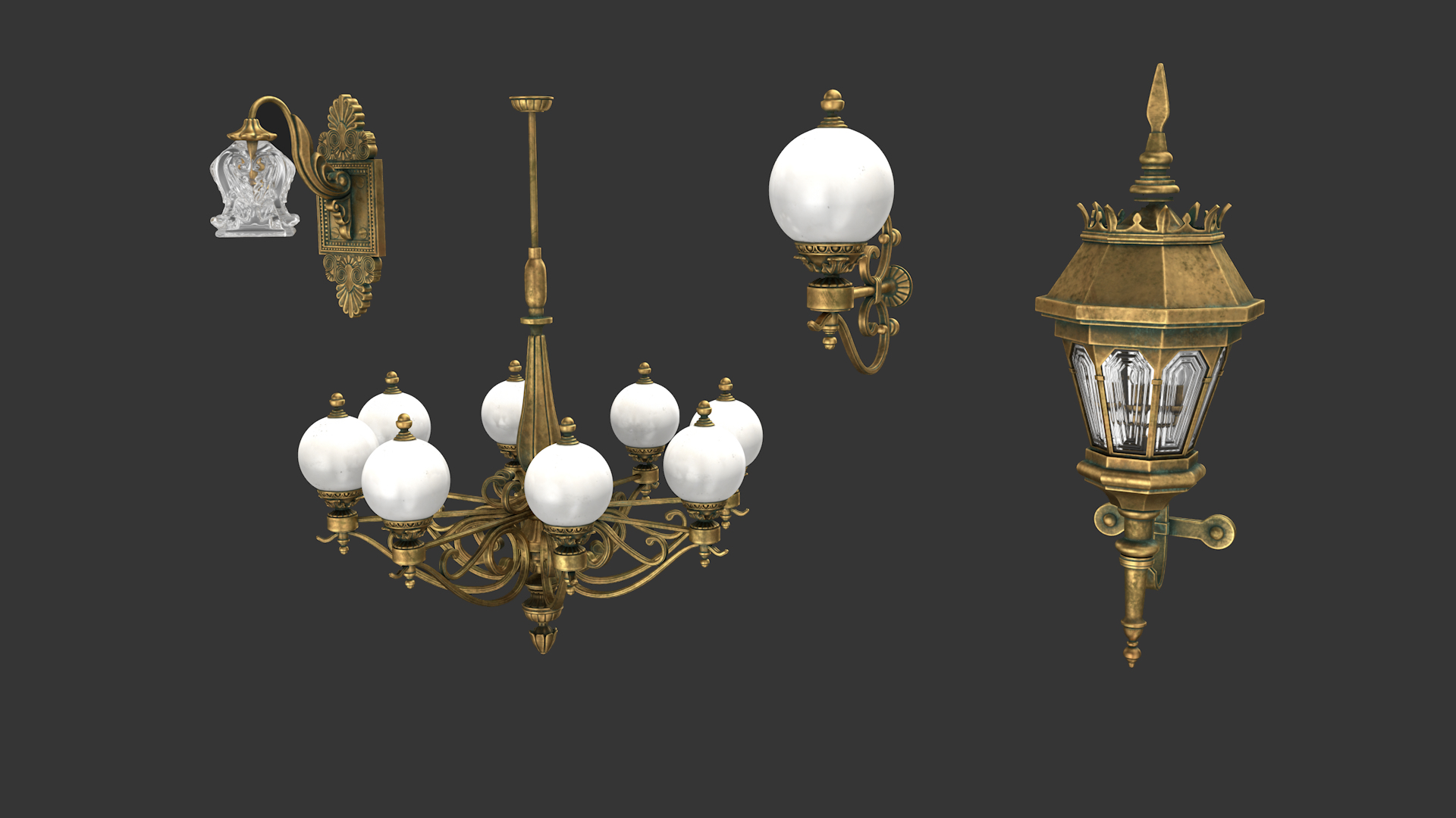 3d Street Lamp Model Turbosquid 2149723