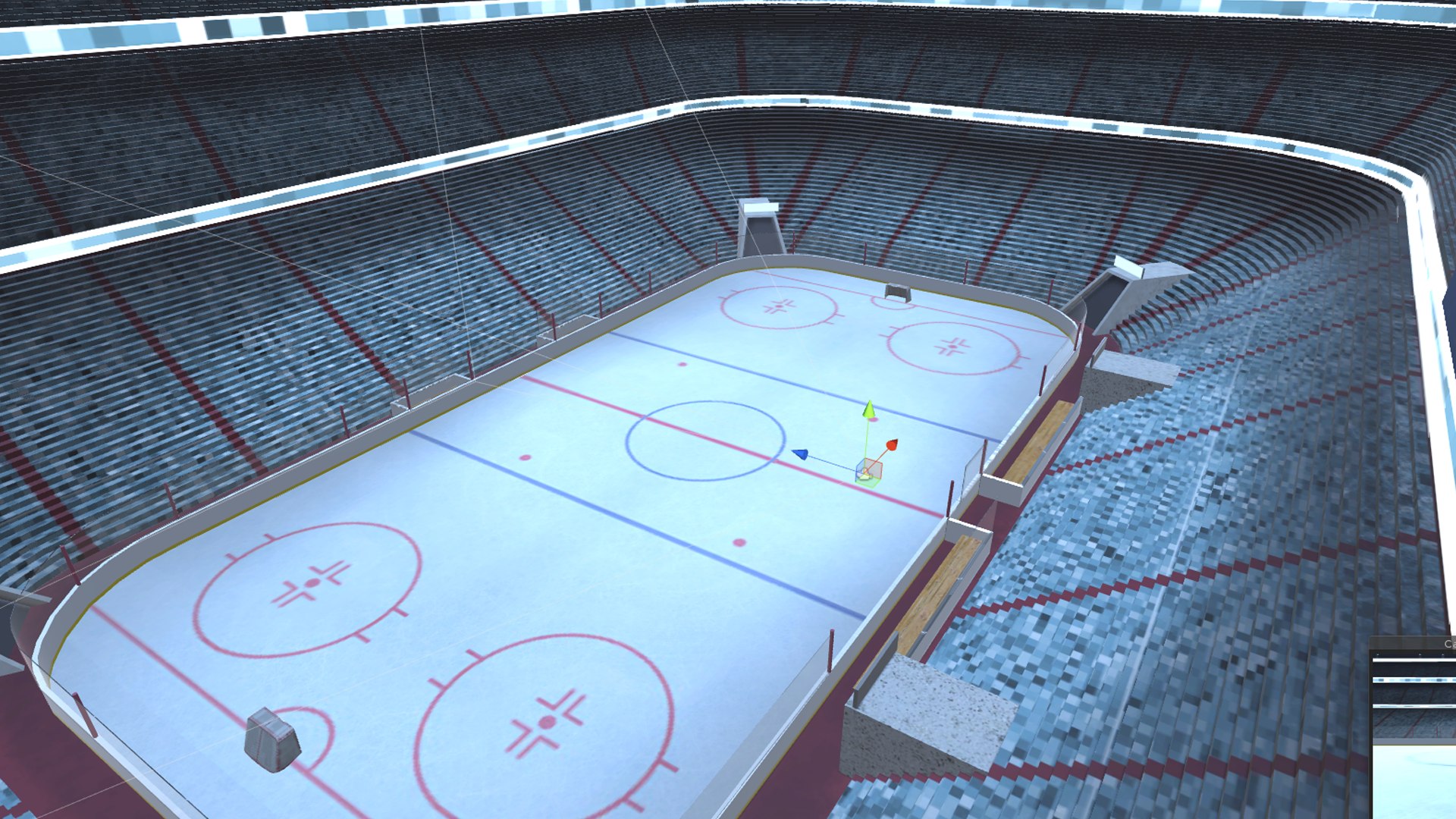 Hockey Arena Stadium 3D Model - TurboSquid 1310099