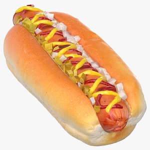 3D hot dog