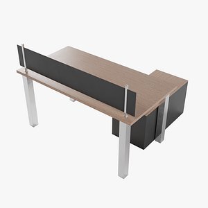 desk pbr metalic 3D model