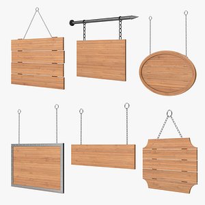Hanging Wooden Boards Collection