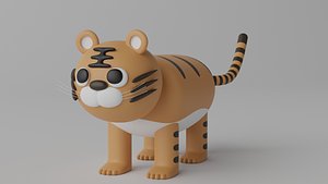 Cartoon Cute Tiger