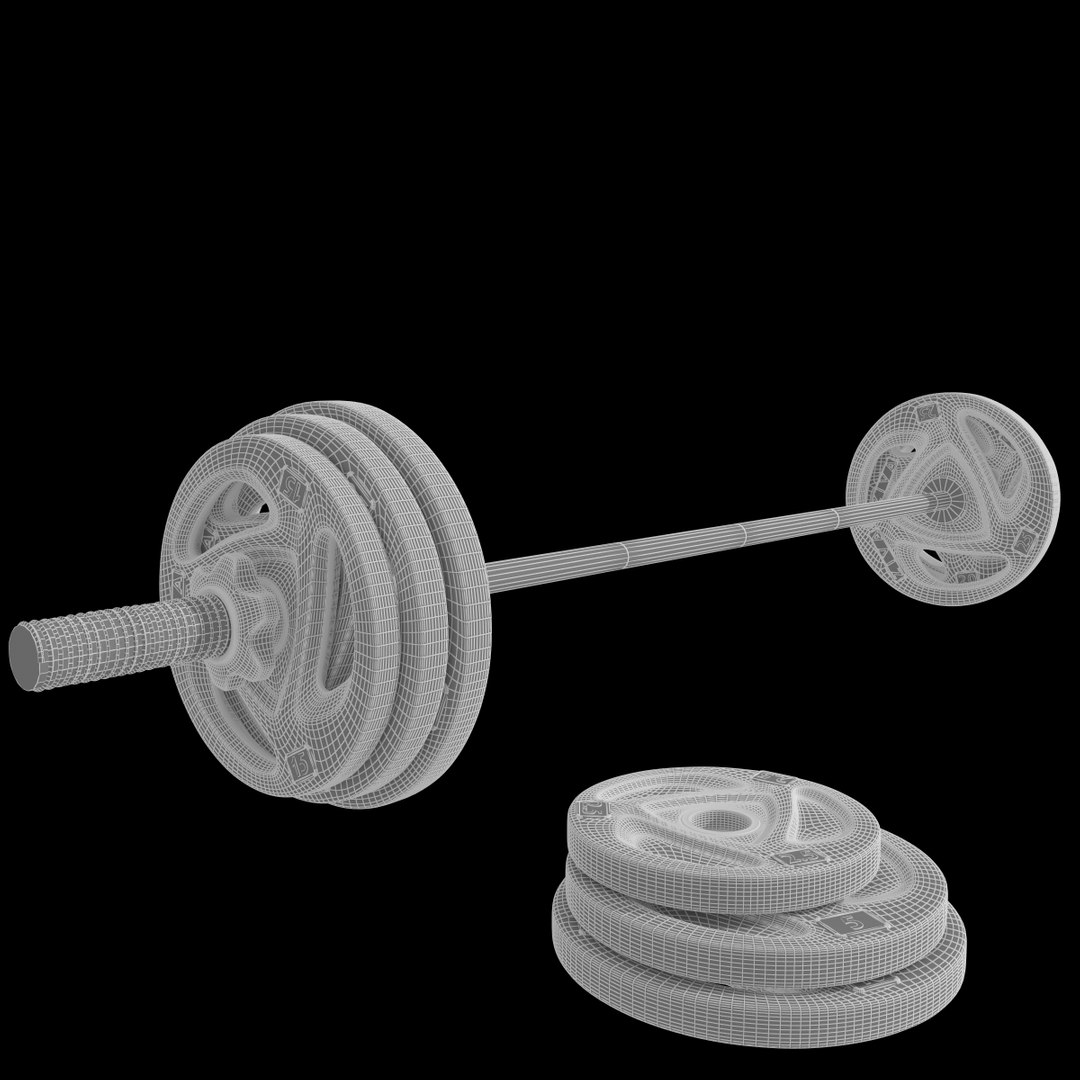 3d Model Barbell Disc