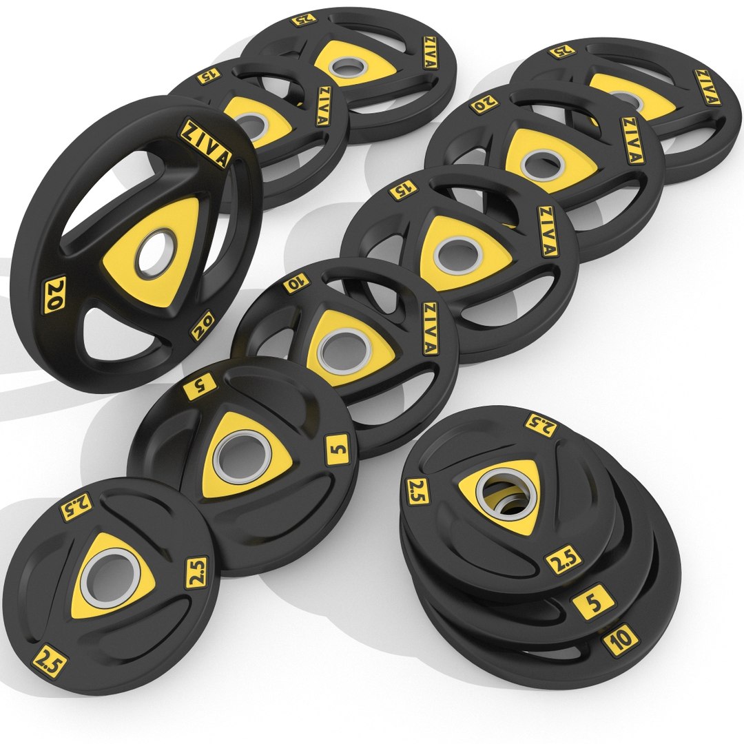 3d Model Barbell Disc