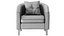 Tub Barrel Accent Chair Faux