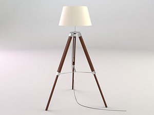 tripod floor lamp 3d model