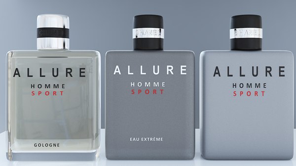 Allure homme sport perfume set3Dモデル - TurboSquid 1907000