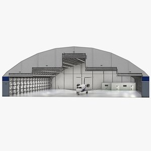 Private Jet Embraer Legacy 650E In Aircraft Hangar