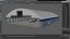 Private Jet Embraer Legacy 650E In Aircraft Hangar 3D model