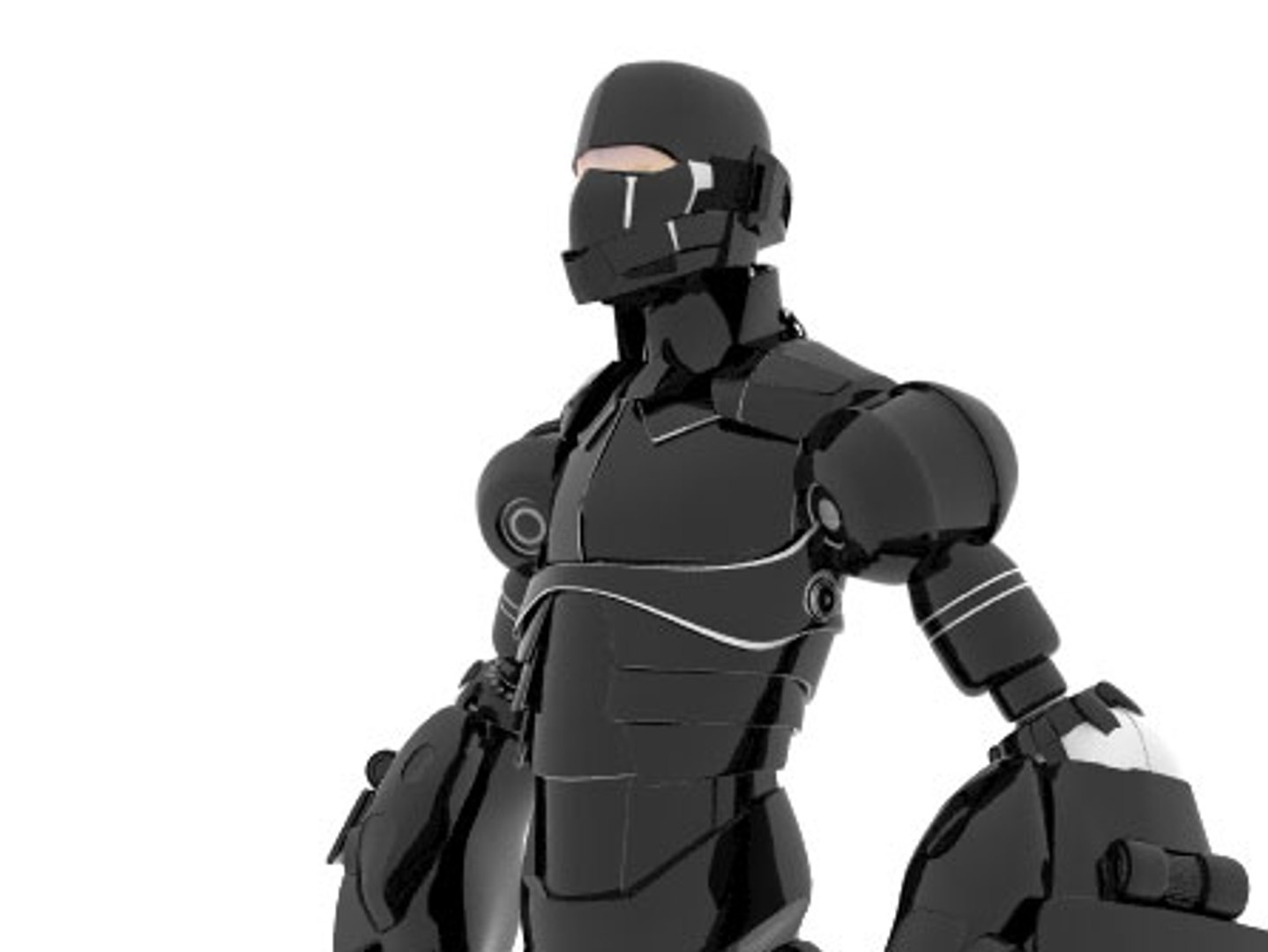 3ds max rigged mech robot