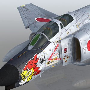 3D F-4EJ KAI Super Phantom 87-8414 JASDF 83 JAPAN