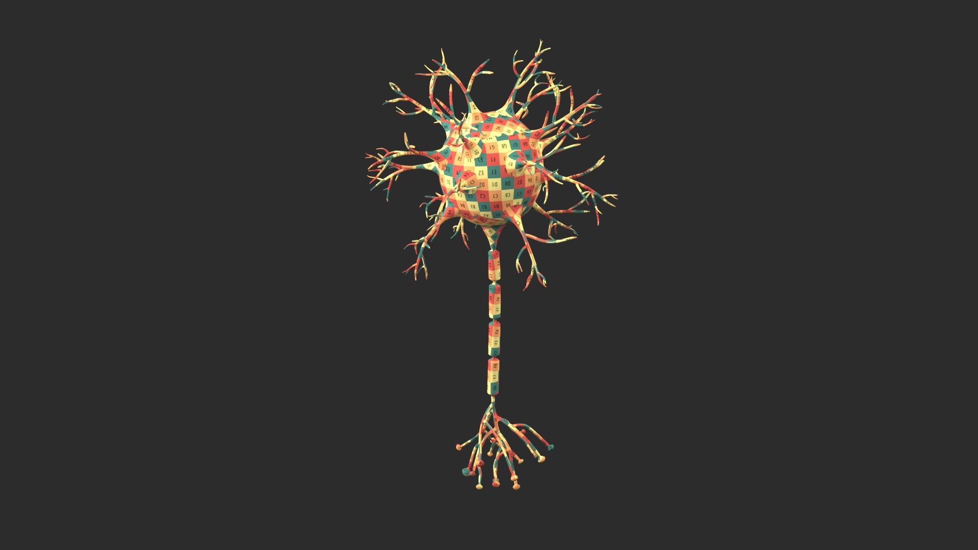 Neuron 3D model https://p.turbosquid.com/ts-thumb/sr/fQlV2R/1E/wireframe_0000/jpg/1753939194/1920x1080/fit_q87/dc103f0abb5e2fd8e3df60b96fe074e75c74d788/wireframe_0000.jpg