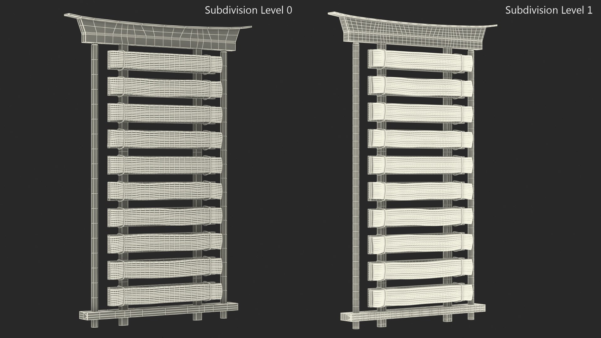 Karate Belt Display Rack 3D https://p.turbosquid.com/ts-thumb/sr/hmuTO0/bT/karatebeltdisplayrackvray3dmodel015/jpg/1671565284/1920x1080/fit_q87/334f9c029ccc21092f5b114fa1f97bdad7199769/karatebeltdisplayrackvray3dmodel015.jpg