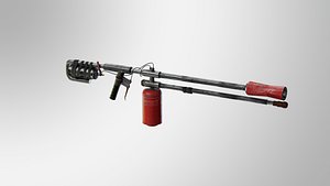 Game ready The Last of Us Flamethrower 3D