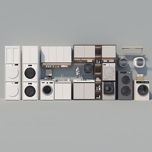 appliance Laundry cabinet combination Washing machine Dryer Underwear washing machine