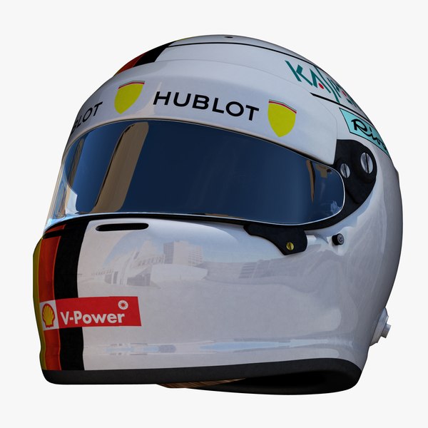 3D vettel helmet e model - TurboSquid 1324099
