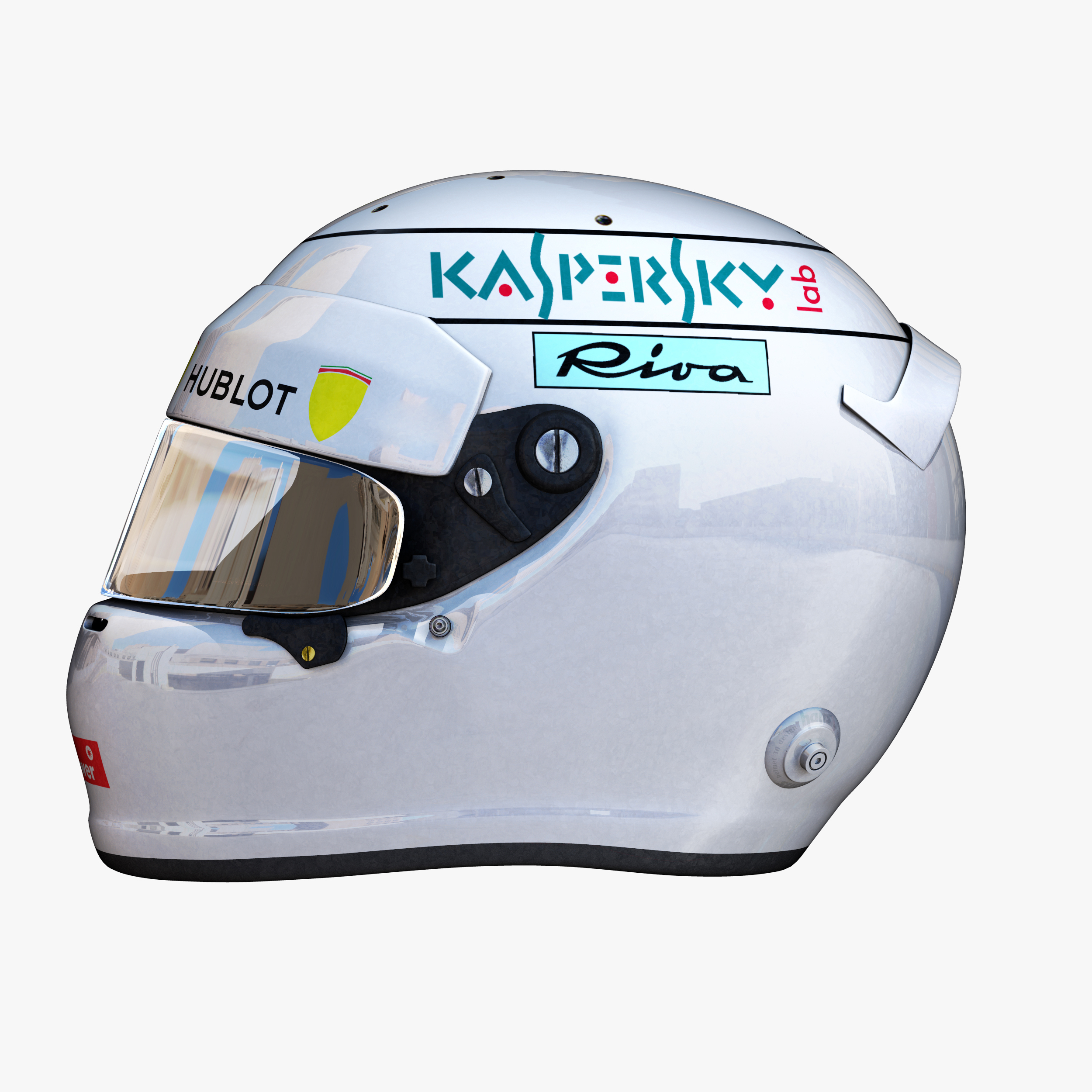 3D vettel helmet e model - TurboSquid 1324099
