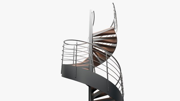 3D model spiral stair staircase - TurboSquid 1358090