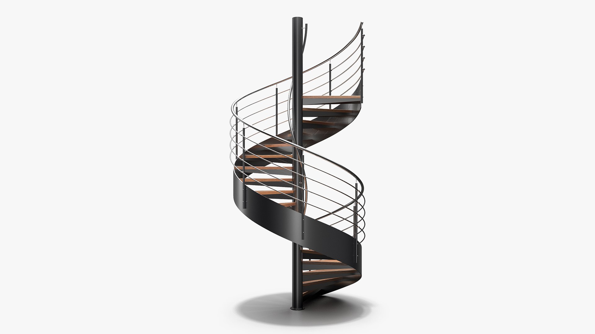 3D Model Spiral Stair Staircase - TurboSquid 1358090