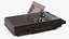 QFX RETRO 39 Shoebox Brown with TDK Cassette Tape 3D model