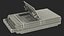 QFX RETRO 39 Shoebox Brown with TDK Cassette Tape 3D model