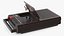 QFX RETRO 39 Shoebox Brown with TDK Cassette Tape 3D model
