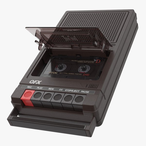 Qfx Retro 39 Shoebox Brown With Tdk Cassette Tape 3d Model Turbosquid 1799987
