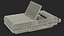 QFX RETRO 39 Shoebox Brown with TDK Cassette Tape 3D model
