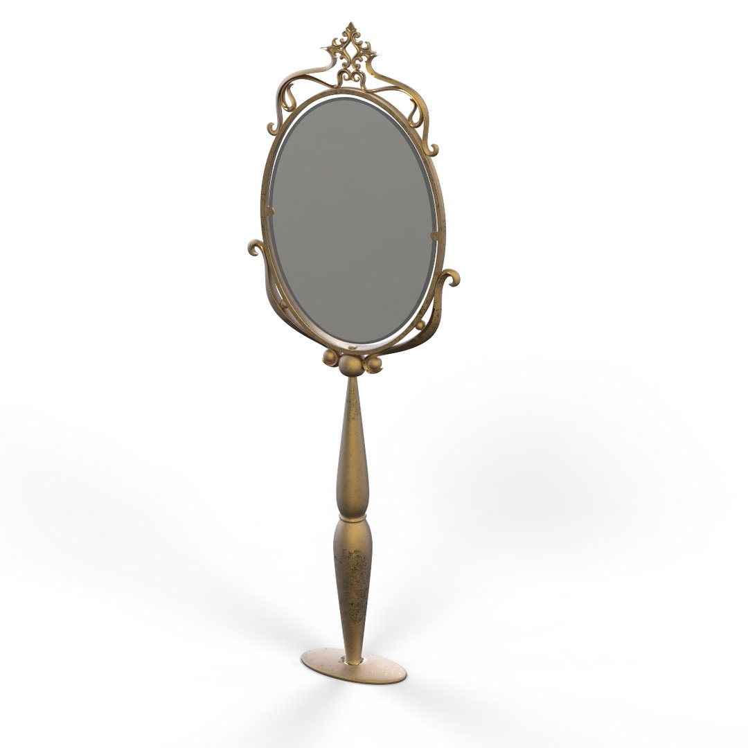 3D Model Vintage Design Mirror - TurboSquid 1271198