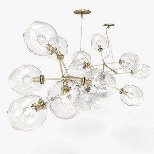 Lindsey Adelman 18-Globe Branching Bubble Chandelier(1)