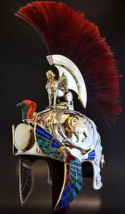 3D roman helmet model