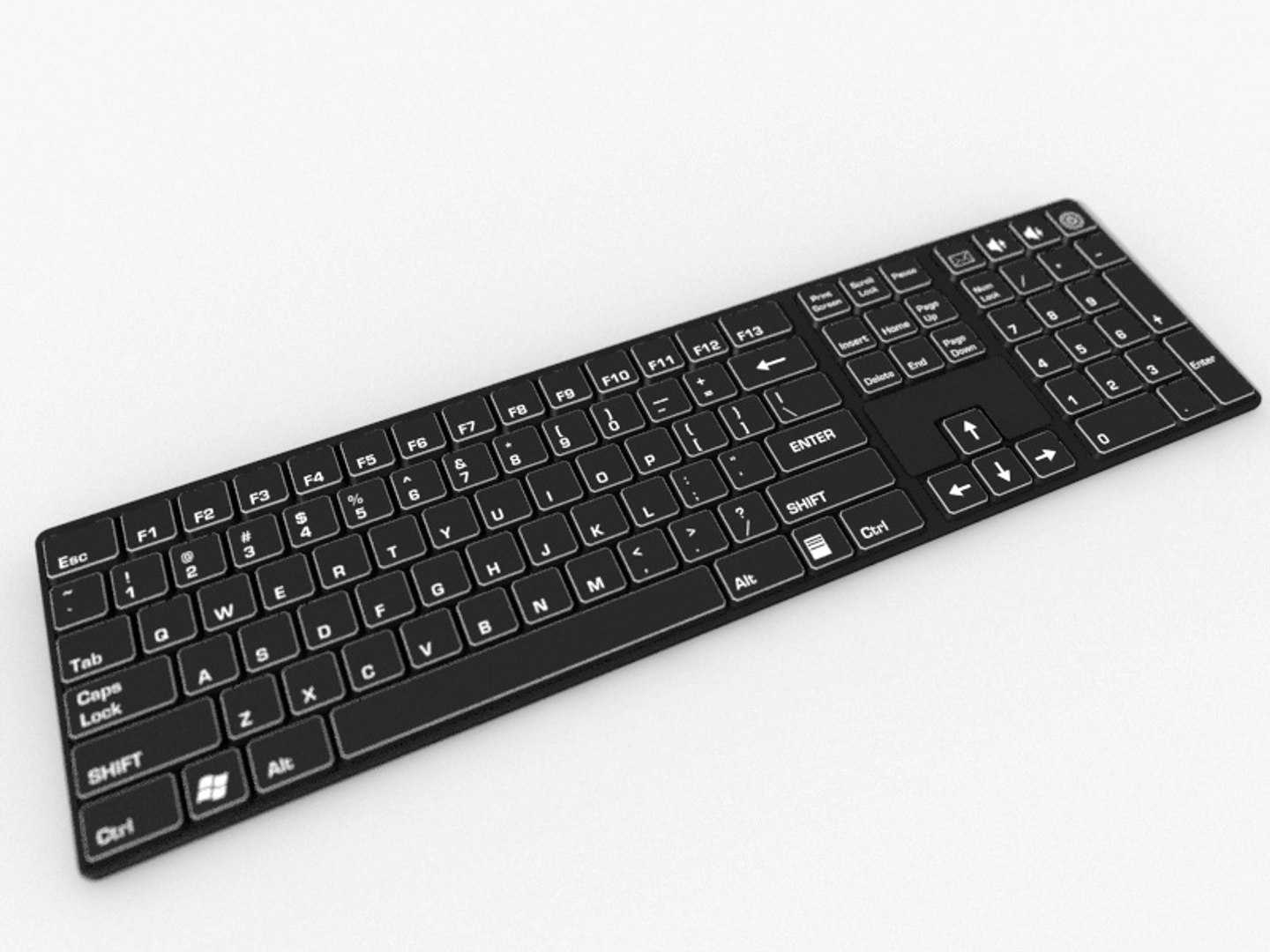 Slim Keyboard Obj