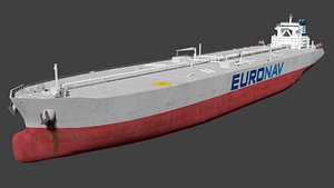ti europe tanker ship 3D model
