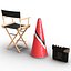 3d director chair accessories