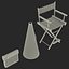 3d director chair accessories