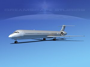 mcdonnell douglas md-80 3d max